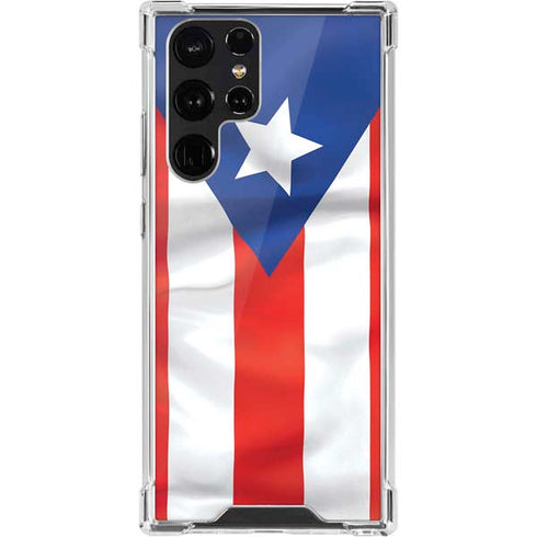 Puerto Rico Flag Galaxy S22 Ultra Clear Case